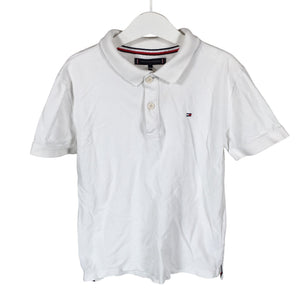 Poikien Tommy Hilfiger - Pikeepaita, koko 134 - 140 - Valkoinen (2)