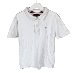 Poikien Tommy Hilfiger - Pikeepaita, koko 134 - 140 - Valkoinen (1)