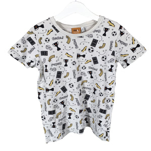 Unisex me&i - T-paita, koko 134 - 140 - Harmaa (1)