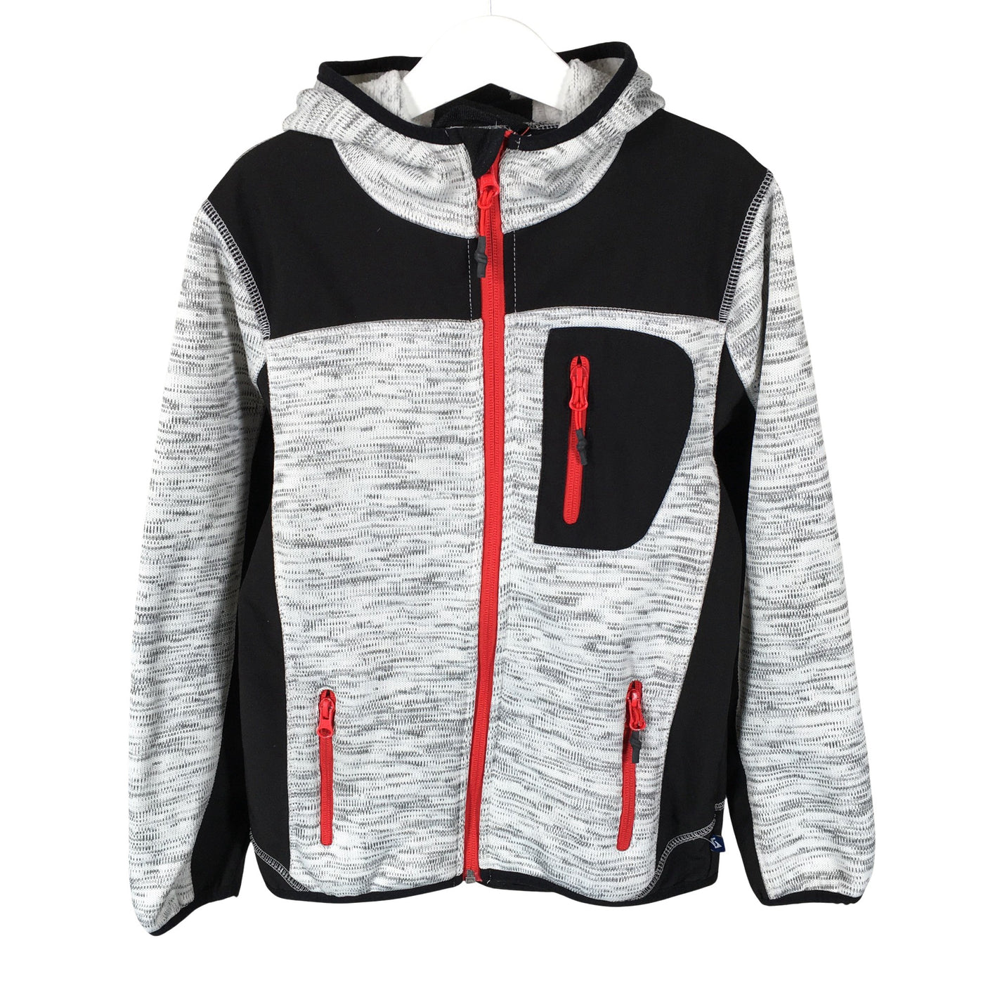 Unisex Scheibler - Fleecetakki, koko 146 - 152 - Harmaa (1)