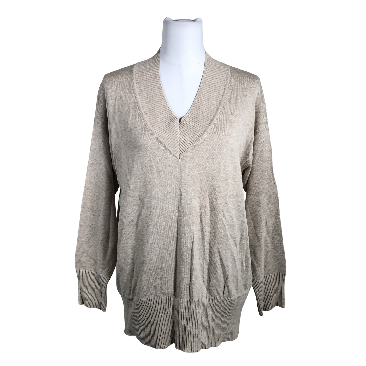 Naisten Repeat - Neulepaita, koko 38 - Beige (1)