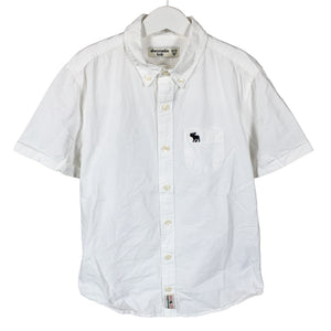 Poikien Abercrombie&Fitch - Kauluspaita, koko 146 - 152 - Valkoinen (1)