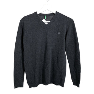 Unisex Benetton - Neulepaita, koko 158 - 164 - Harmaa (1)