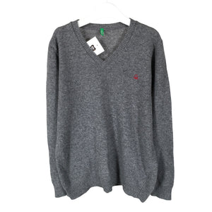 Unisex Benetton - Neulepaita, koko 146 - 152 - Harmaa (1)