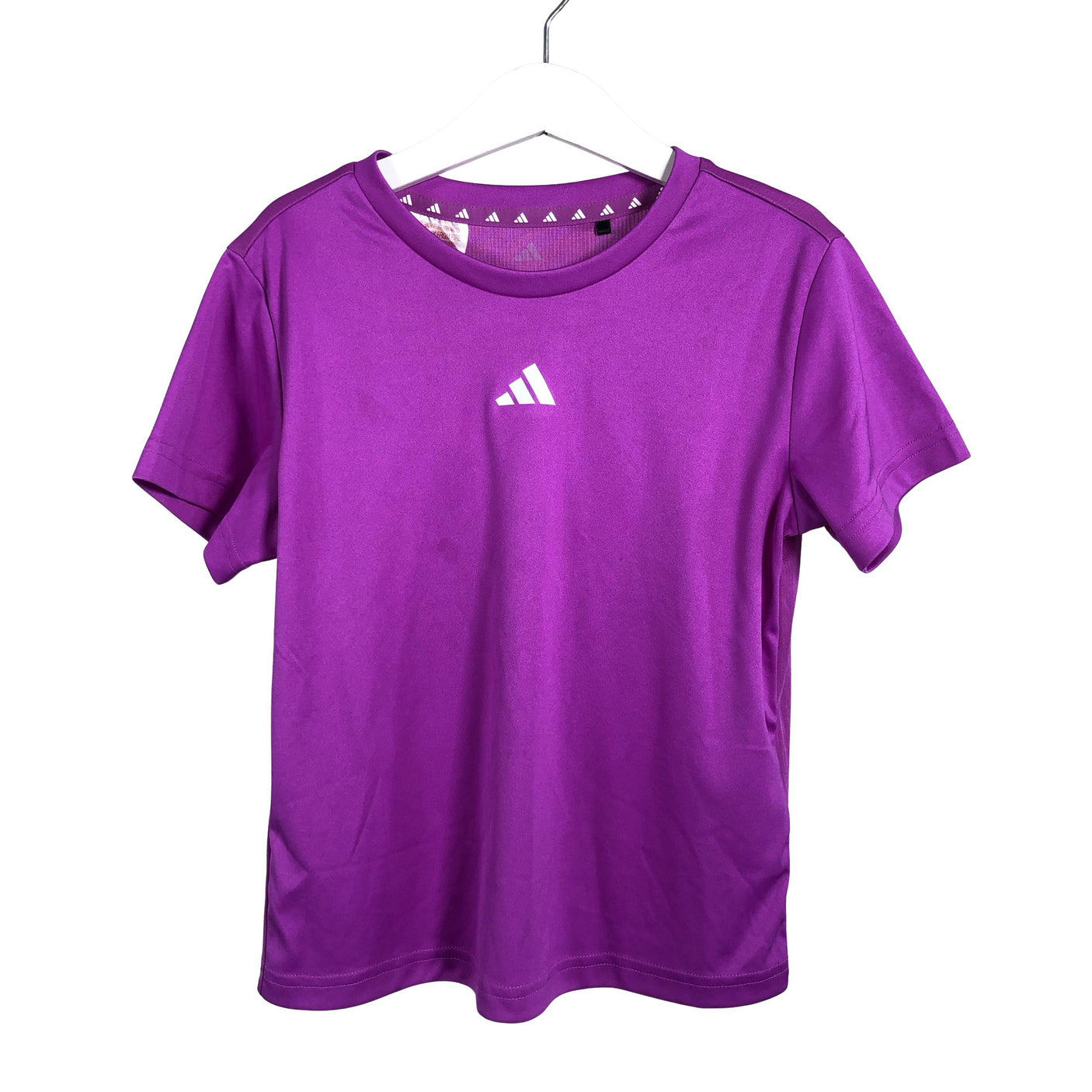 Tyttöjen Adidas - Urheilupaita, lyhyet hihat, koko 134 - 140 - Violetti (1)