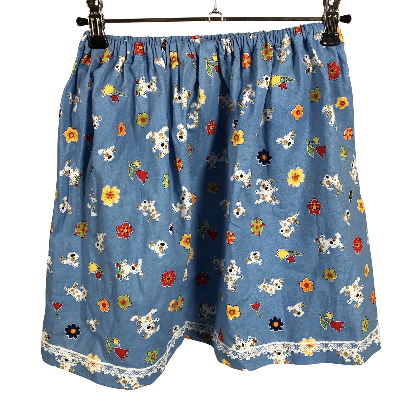 Tyttöjen Handmade - Kangashame, koko 122 - 128 - Vaaleansininen (1)