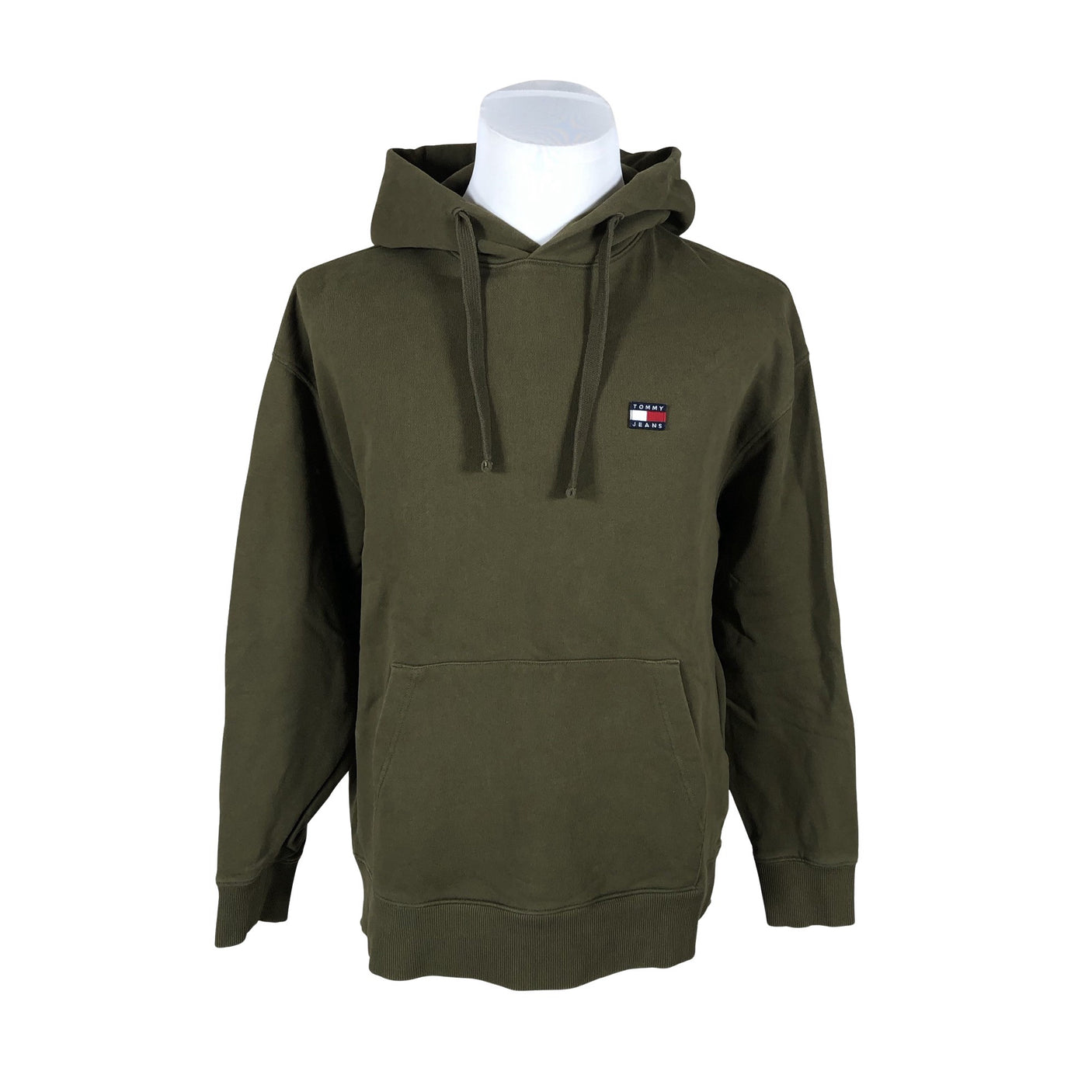 Miesten Tommy Jeans (Tommy Hilfiger) - Huppari, koko L - Vihreä (1)