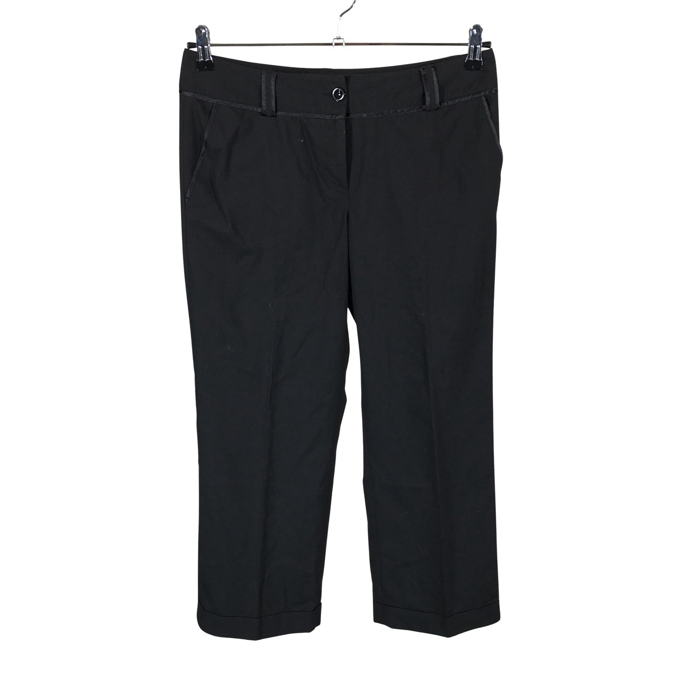 Naisten Marks&Spencer - Kangashousut, koko 38 - Musta (1)