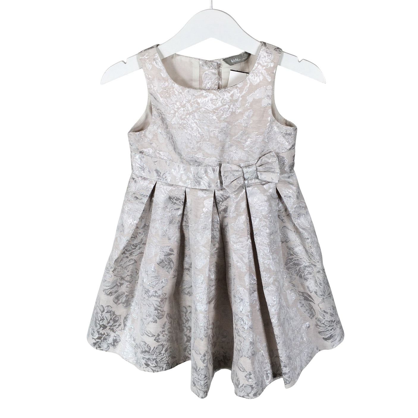 Tyttöjen Lindex - Juhlamekko, koko 80 - 86 - Beige (1)