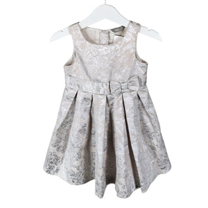 Tyttöjen Lindex - Juhlamekko, koko 80 - 86 - Beige (1)
