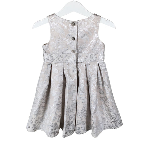 Tyttöjen Lindex - Juhlamekko, koko 80 - 86 - Beige (2)