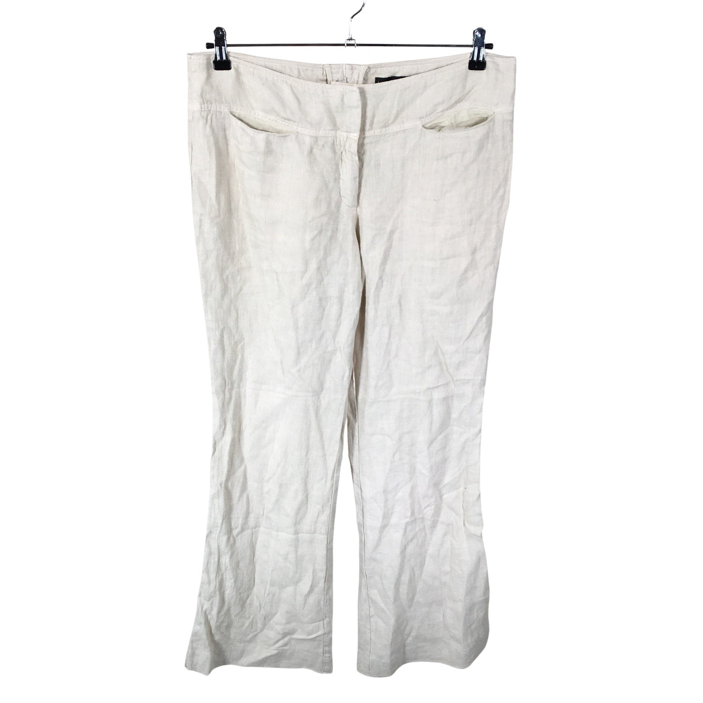 Naisten Lindex - Kangashousut, koko 44 - Beige (1)
