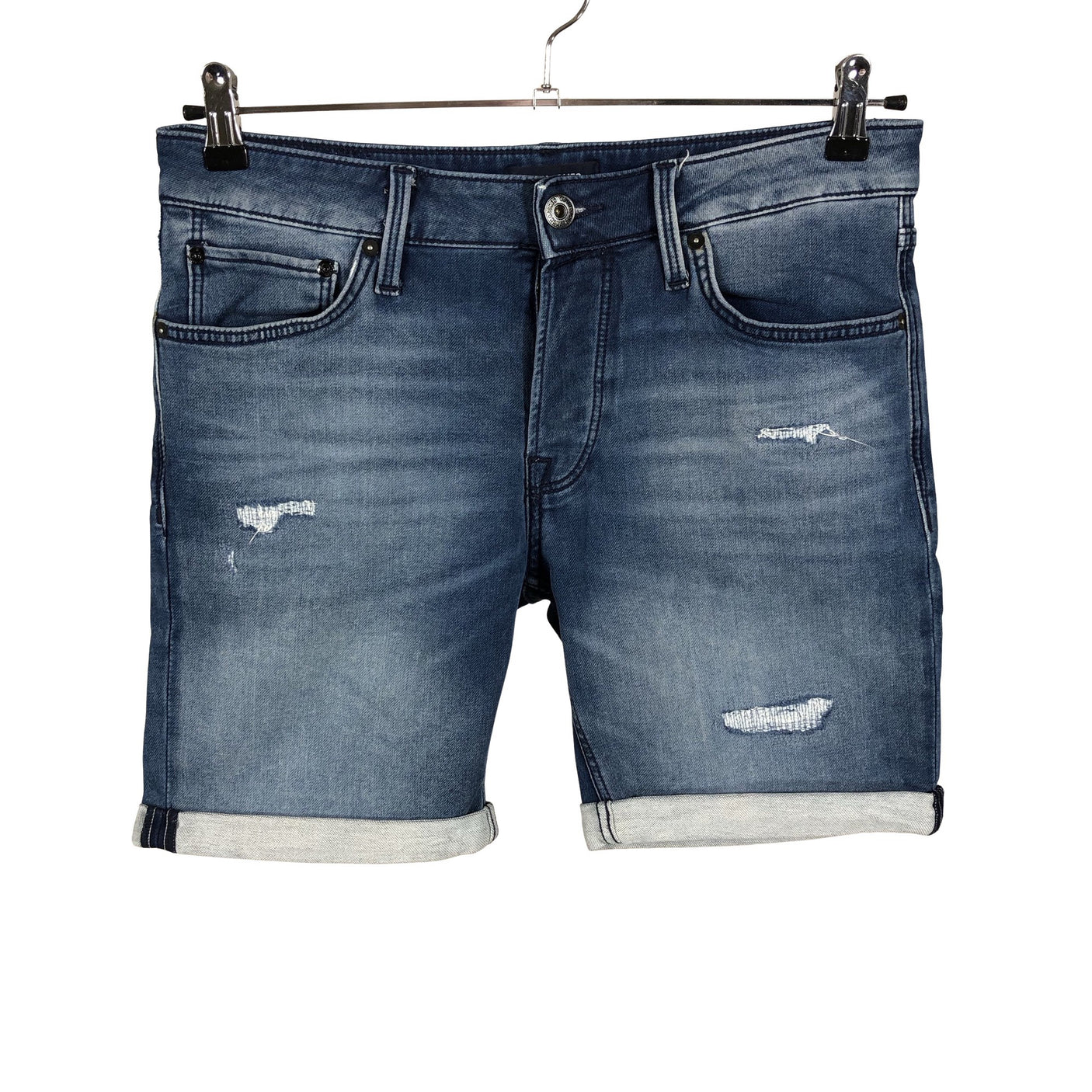 Miesten Jack & Jones - Farkkushortsit, koko M - Sininen (1)