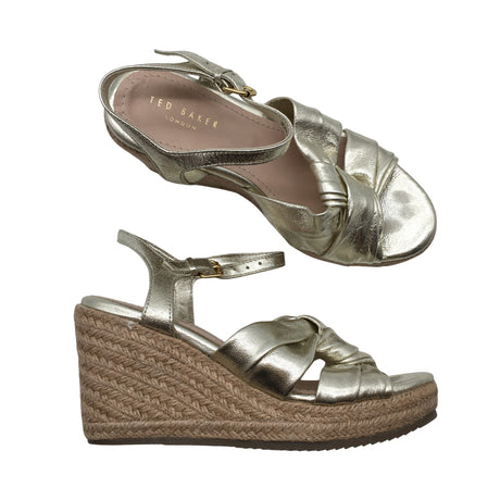 Naisten Ted Baker - Kiilakorkosandaalit, koko 36 - Kulta ()