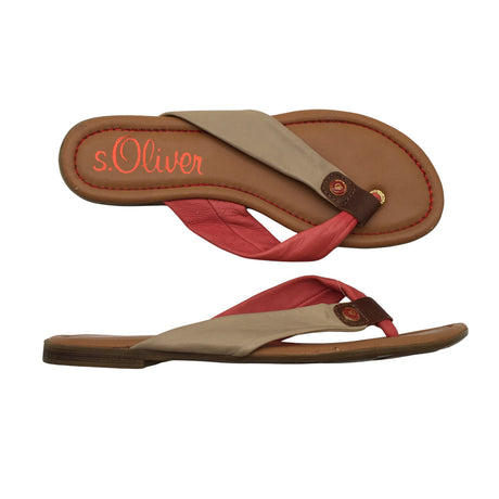 Naisten s.Oliver - Sandaalit, koko 38 - Ruskea ()