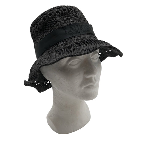 Naisten Lauren Ralph Lauren - Kesähattu, koko 52 - 54 cm - Musta ()