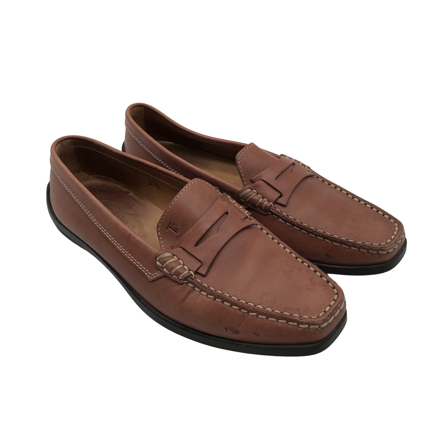 Naisten Tod's - Loaferit, koko 37 - Ruskea (3)