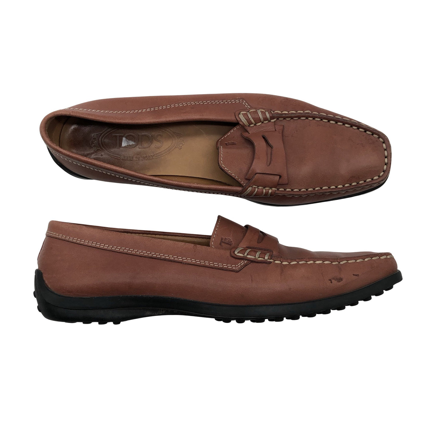 Naisten Tod's - Loaferit, koko 37 - Ruskea (1)
