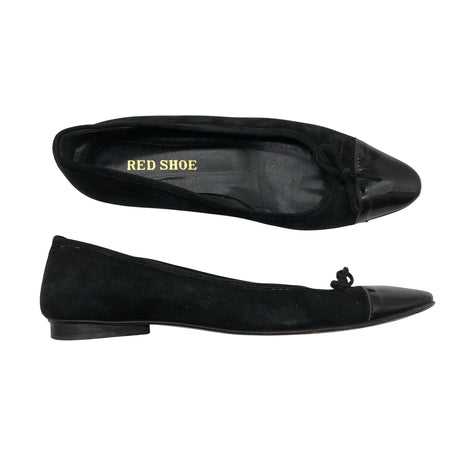 Naisten Red Shoe - Ballerinat, koko 38 - Musta ()