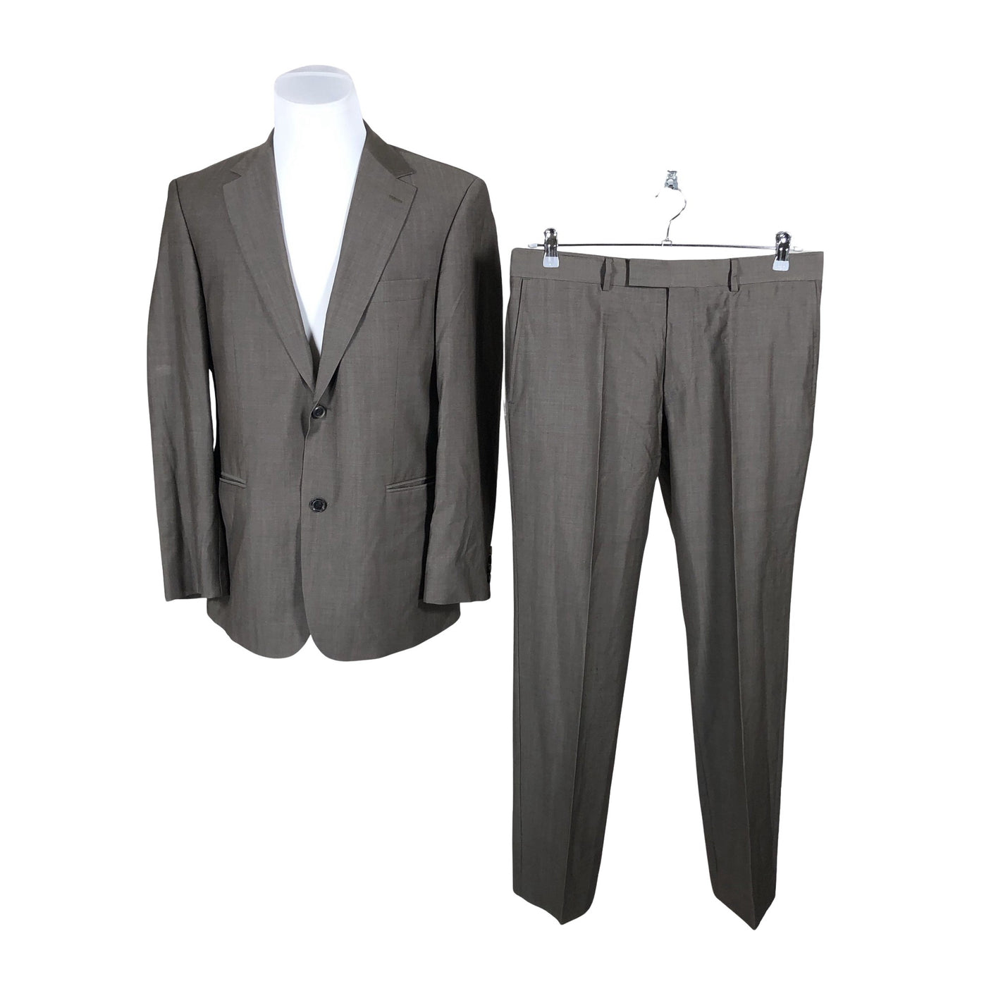 Miesten Hugo Boss - Puku, koko L - Ruskea (1)