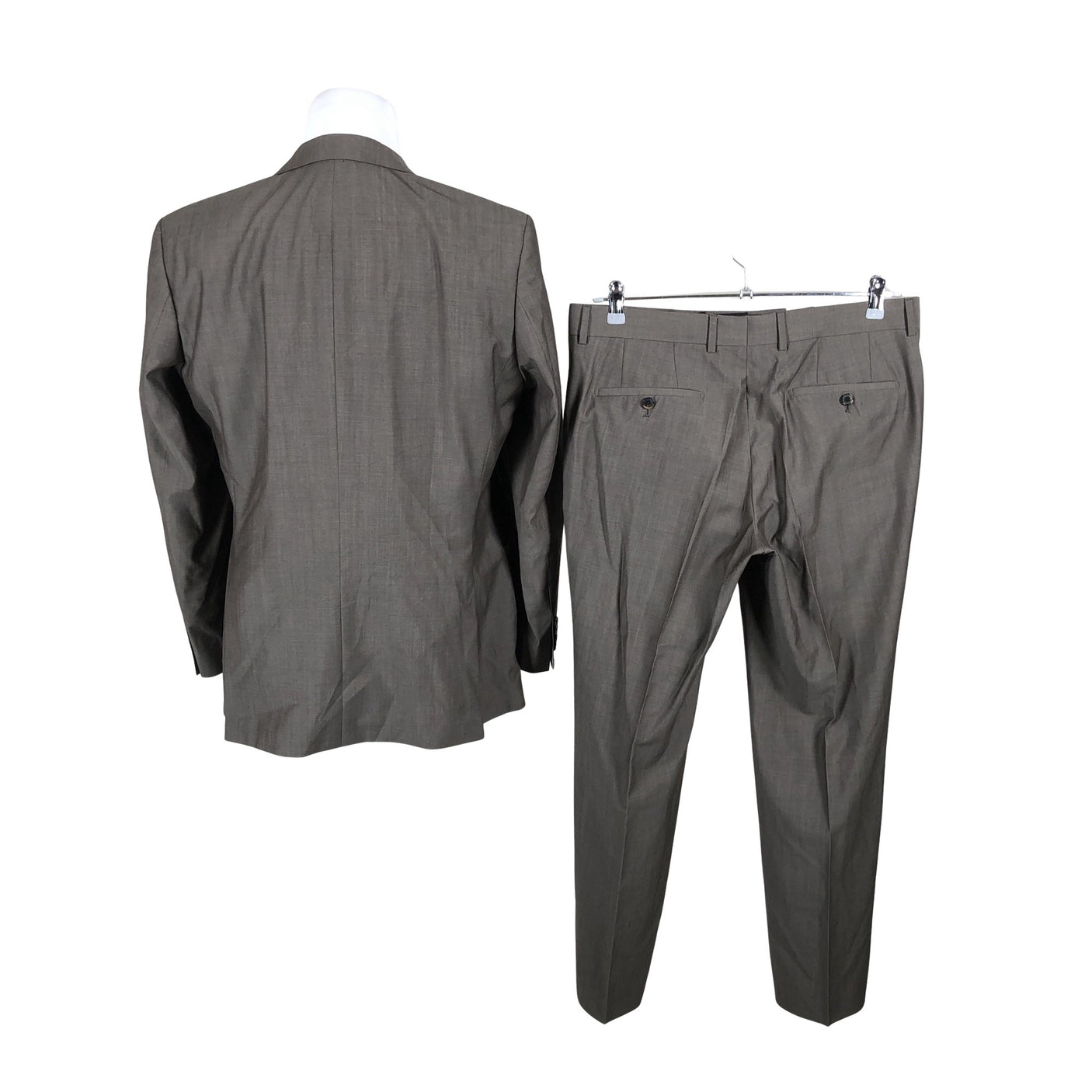 Miesten Hugo Boss - Puku, koko L - Ruskea (2)