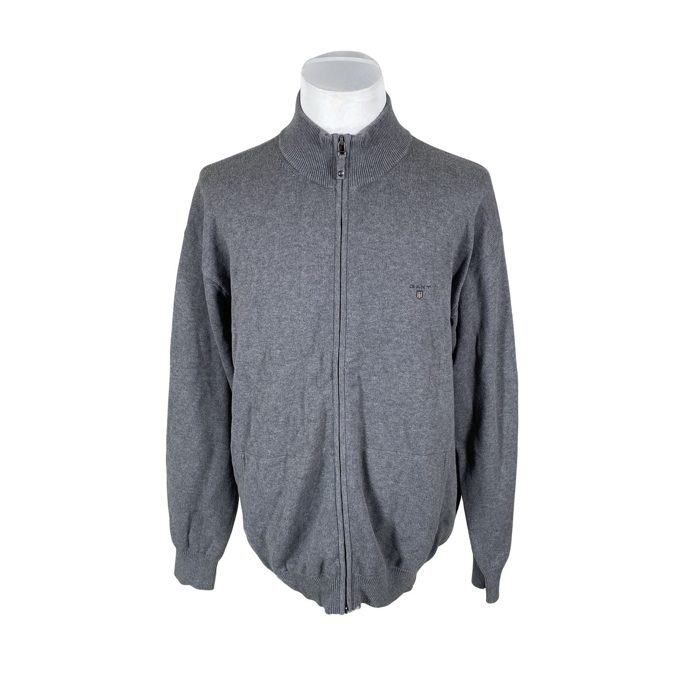 Miesten Gant - Neuletakki, koko XXXL - Harmaa (1)