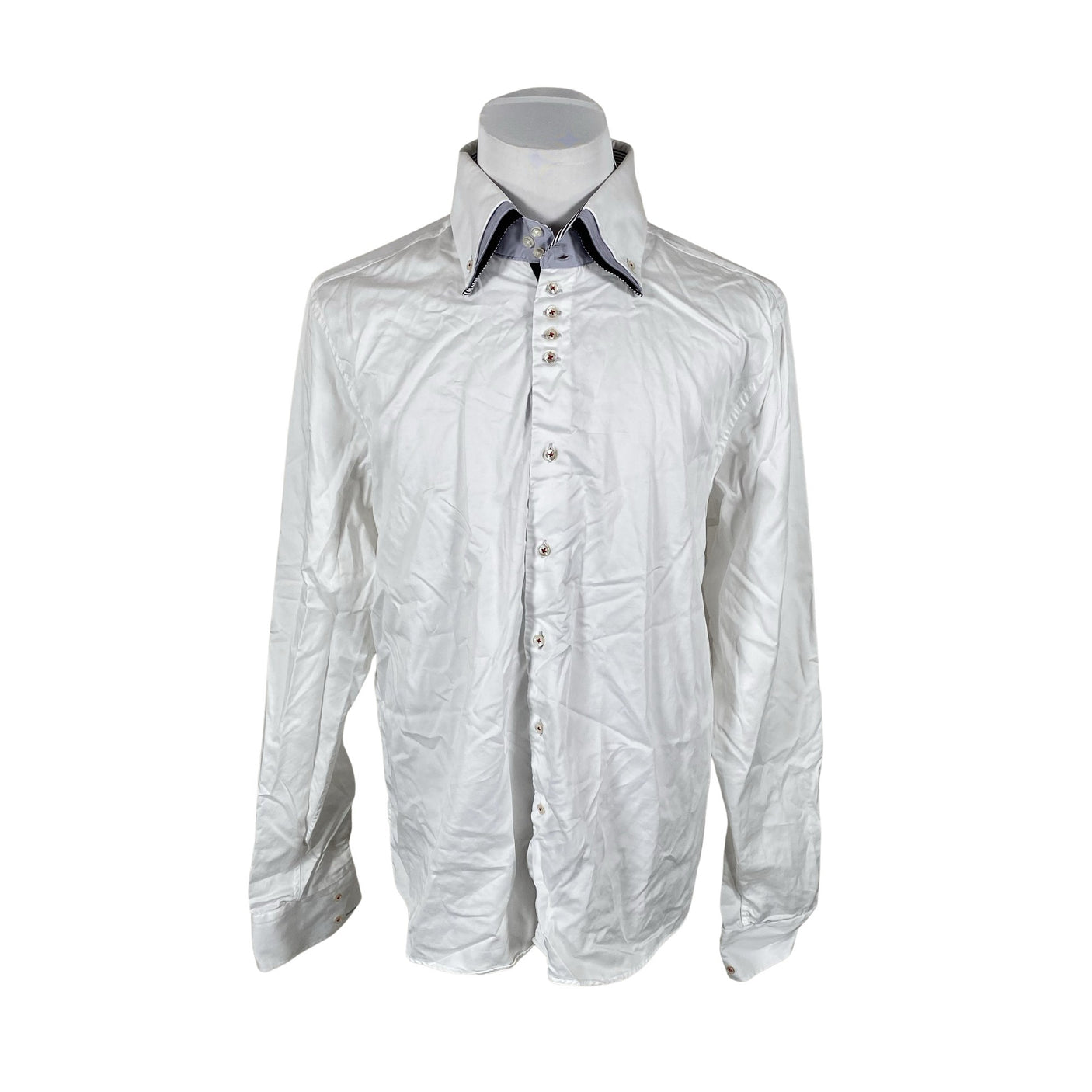 Miesten 7Camicie - Kauluspaita, koko XXXXL - Valkoinen (1)