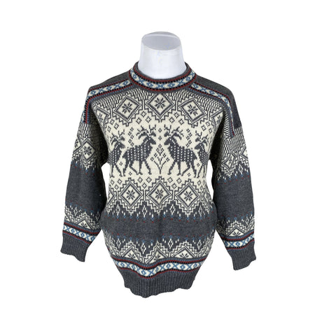 Miesten Skjaeveland of Norway - Neulepaita, koko L - Harmaa ()