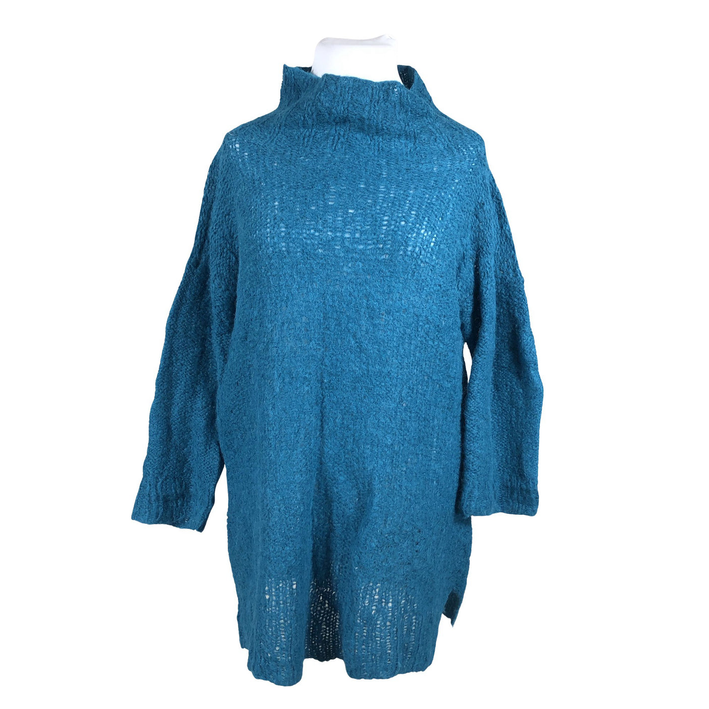 Naisten Handmade - Neulepaita, koko 44 - Turkoosi (1)
