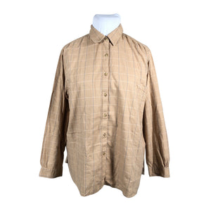 Naisten Uniqlo - Flanellipaita, koko 44 - Beige (1)