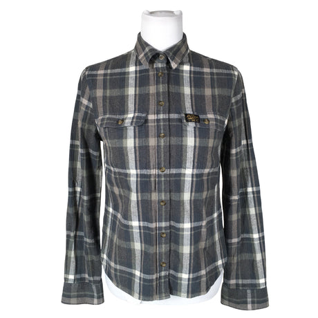 Naisten Superdry - Flanellipaita, koko 34 - Vihreä ()