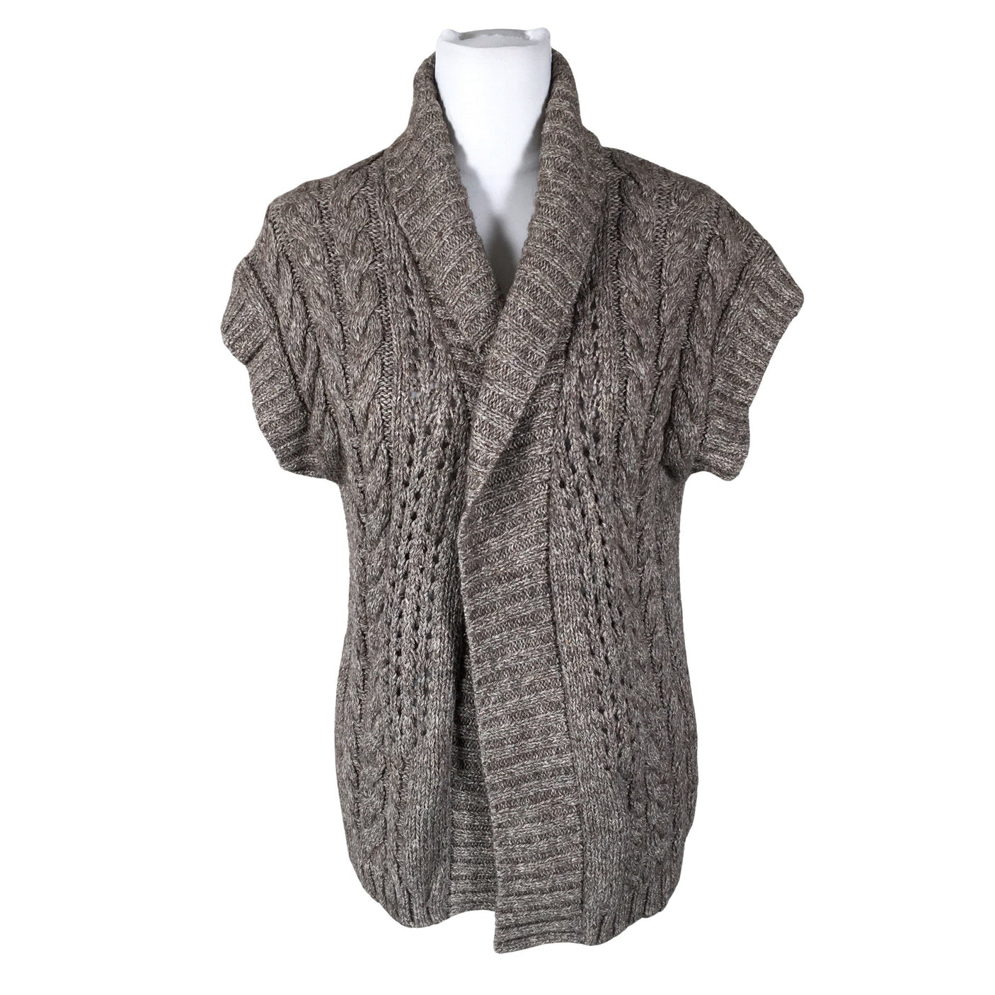 Naisten Massimo Dutti - Neuleliivi, koko 40 - Ruskea (1)