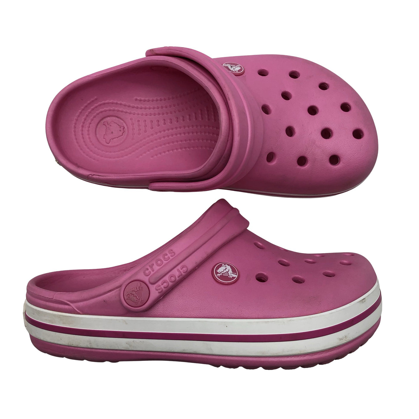 Tyttöjen Crocs - Pistokkaat, koko 33 - Pinkki (1)