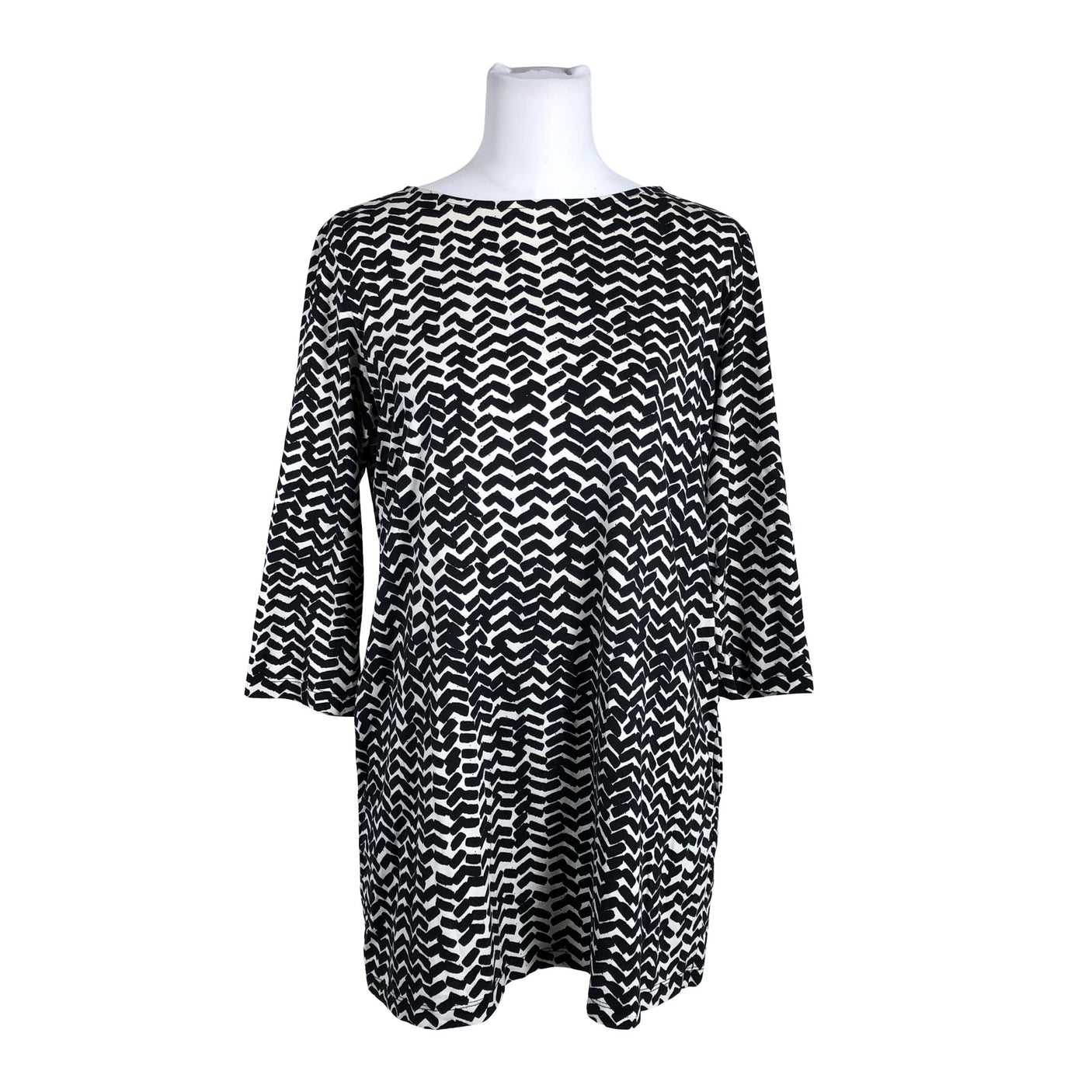 Naisten Marimekko - Trikoomekko, koko 38 - Musta (1)