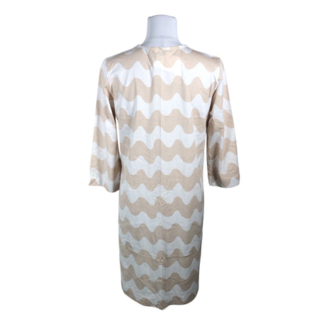 Naisten Marimekko - Trikoomekko, koko 38 - Beige (2)