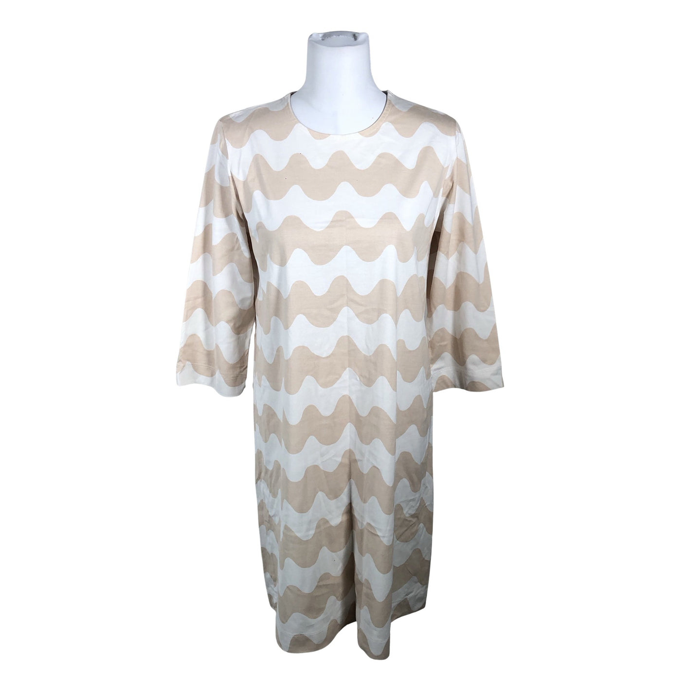 Naisten Marimekko - Trikoomekko, koko 38 - Beige (1)