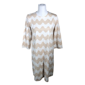 Naisten Marimekko - Trikoomekko, koko 38 - Beige (1)