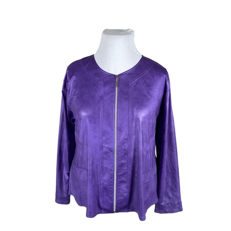 Naisten Magna - Collegejakku, koko 52 - Violetti ()