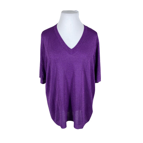 Naisten Kaffe - Neulepaita, koko 50 - Violetti ()