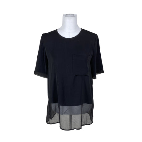 Naisten Calvin Klein Jeans - Sifonkitunika, koko 38 - Musta ()