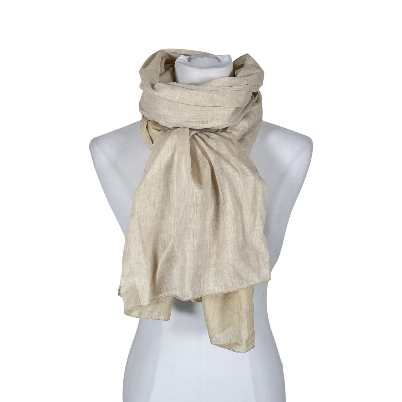 Naisten A+more - Huivi, koko Maxi - Beige (1)