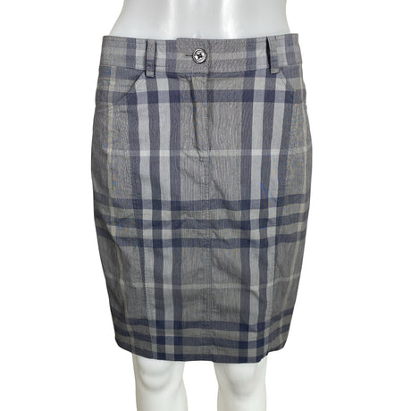 Naisten Burberry Brit - Kangashame, koko 34 - Sininen ()