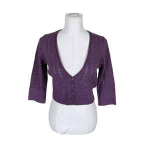Naisten Mexx - Neulebolero, koko 38 - Violetti (1)