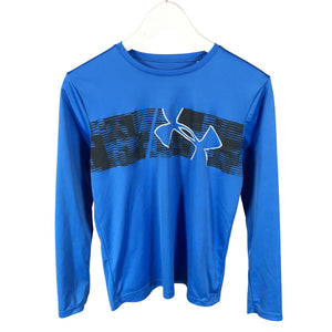 Poikien Under Armour - Urheilupaita, pitkät hihat, koko 158 - 164 - Sininen (1)
