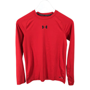 Poikien Under Armour - Urheilupaita, pitkät hihat, koko 158 - 164 - Punainen (1)
