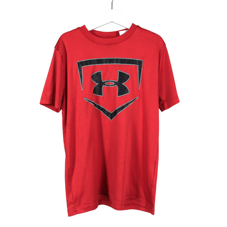 Unisex Under Armour - Urheilupaita, lyhyet hihat, koko 152 - 158 - Punainen ()