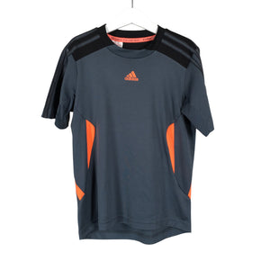 Poikien Adidas - Urheilupaita, lyhyet hihat, koko 134 - 140 - Harmaa (1)