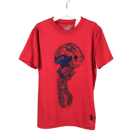 Poikien Under Armour - Urheilupaita, lyhyet hihat, koko 140 - 146 - Punainen ()