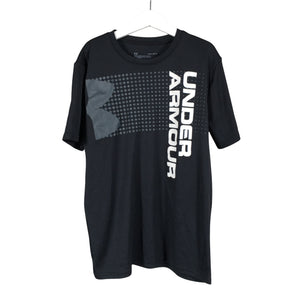 Poikien Under Armour - Urheilupaita, lyhyet hihat, koko 140 - 146 - Musta (1)