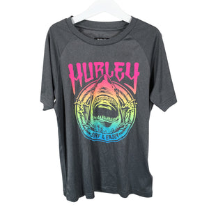 Tyttöjen Hurley - Urheilupaita, lyhyet hihat, koko 140 - 146 - Harmaa (1)